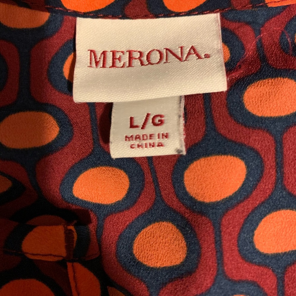 Mod Geometric Retro Merona Target Top